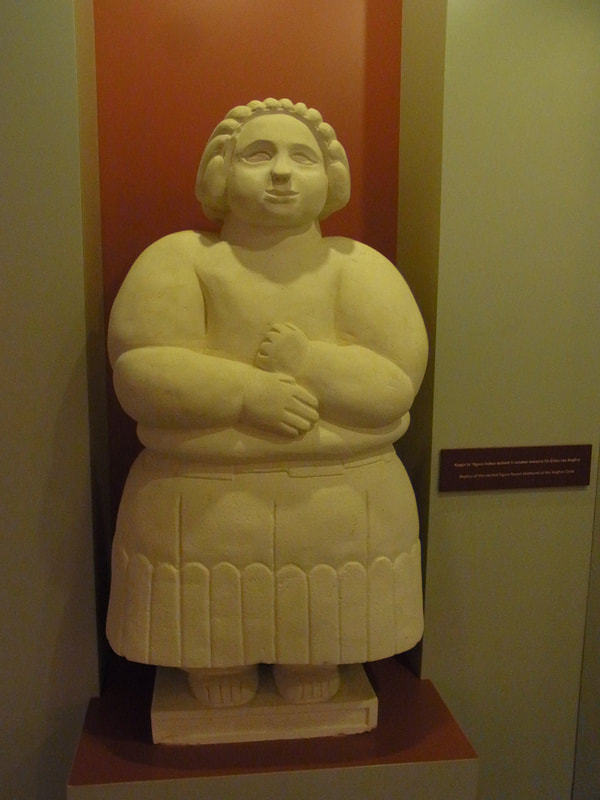 Statue på museet