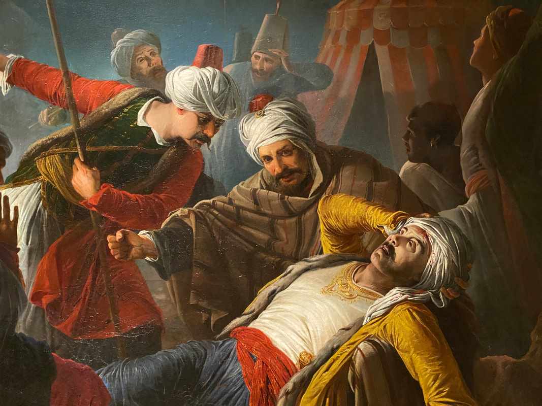 Billede af maleri af afgørende slag under Belejringen