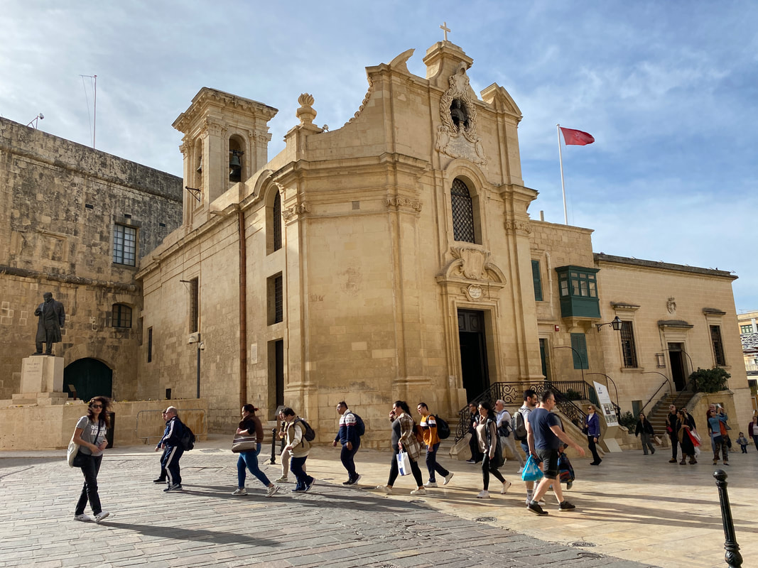 Billede af kirke, Vallettas første